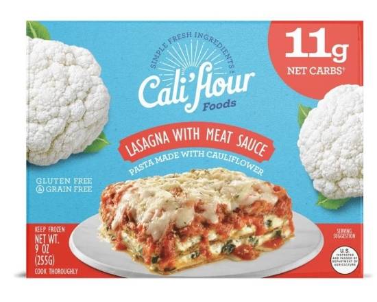 Cali’flour Foods Lasagna with Meat Sauce