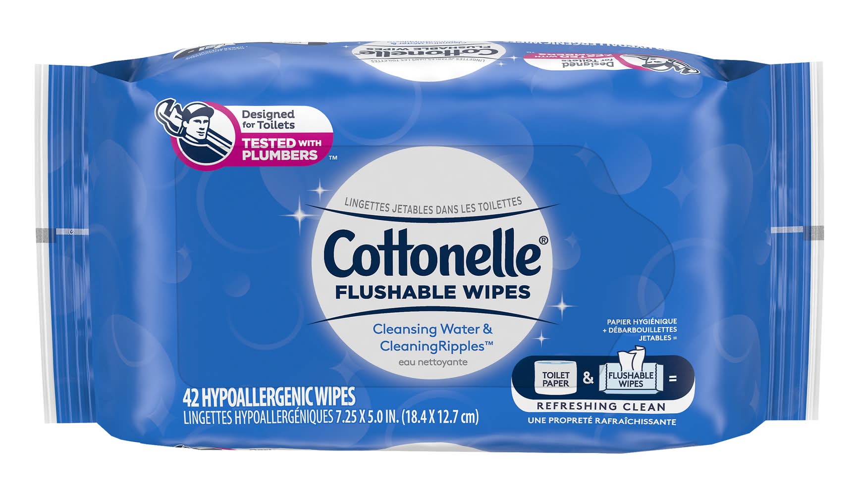 Cottonelle Flushable Wipes 42 ct