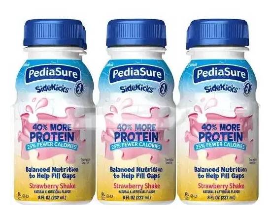 Pediasure Sidekicks Strawberry Shake 6-8 oz 
