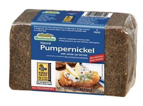 Mestermacher Natural Pumpernickel Bread