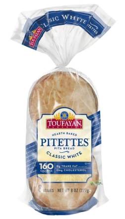 Toufayan Classic White Pitettes 8 oz