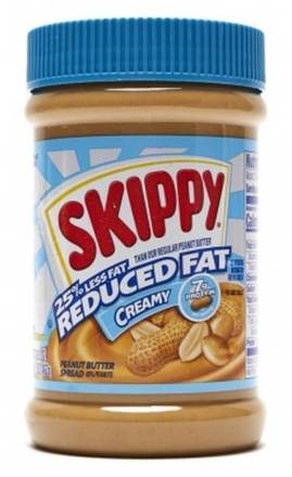 Skippy Reduced Fat Creamy Peanut Butter Spread 16.3 oz