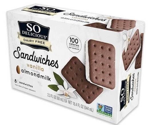 SO Delicious Sandwiches Vanilla Almondmilk 2.3 oz