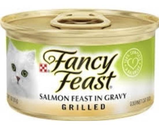 Fancy Feast Salmon Feast in Gravy Grilled 3 oz