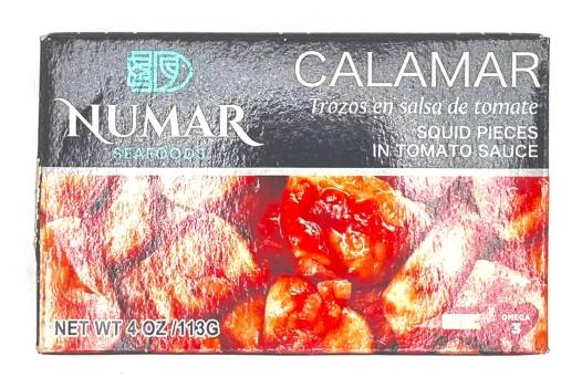 Numar Calamar en Salsa de Tomate 4 oz