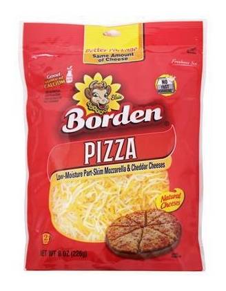Borden Shredded Pizza 8 oz