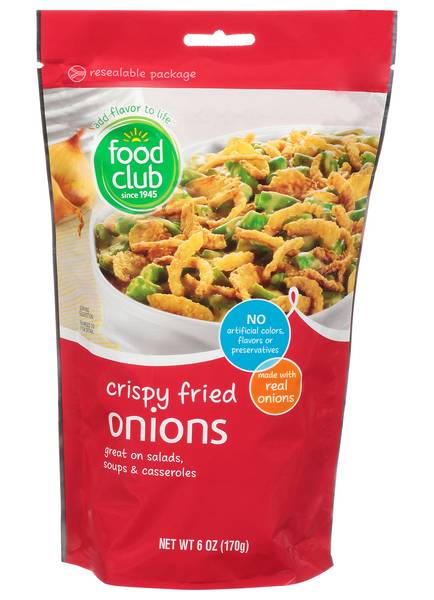 Food Club Crispy Fried Onions 6 oz