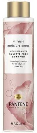 Pantene Moisture Boost with Rose-Water Shampoo 9.6 oz
