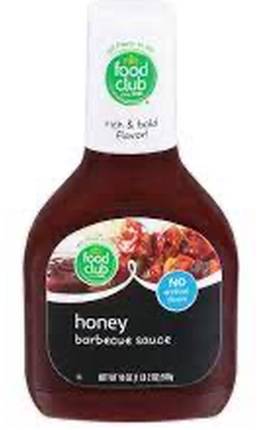 Food Club Honey BBQ Sauce 18 oz