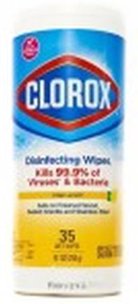 Clorox Disinfecting Wipes Crisp Lemon Scent 35 ct