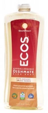 ECOS Hypo-Allergenic Dishmate Grapefruit 25 oz