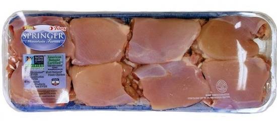 Springer Mountain Farms Antibiotic Free Boneless and Skinless Chicken Thighs