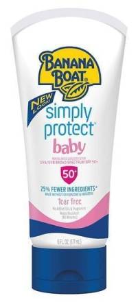 Banana Boat Simply Protect Kids Sunscreen Lotion Spray SPF 50