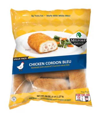 Milford Valley Chicken Cordon Bleu 5 lbs