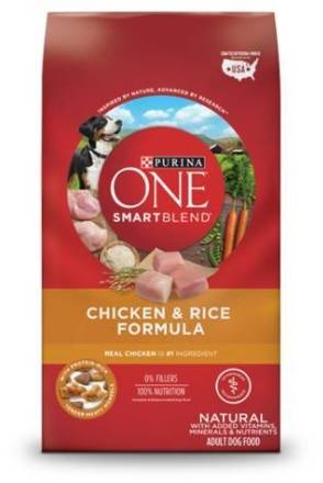 Purina ONE Smart Blend Chicken & Rice Dog Food 4 lbs