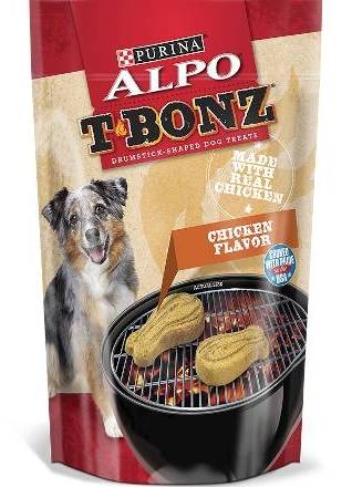 Purina Alpo T Bonz Drumstick-Shaped Dog Treats Chicken Flavor