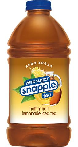 Zero Sugar Snapple Half 'n Half Lemonade Iced Tea 64 oz