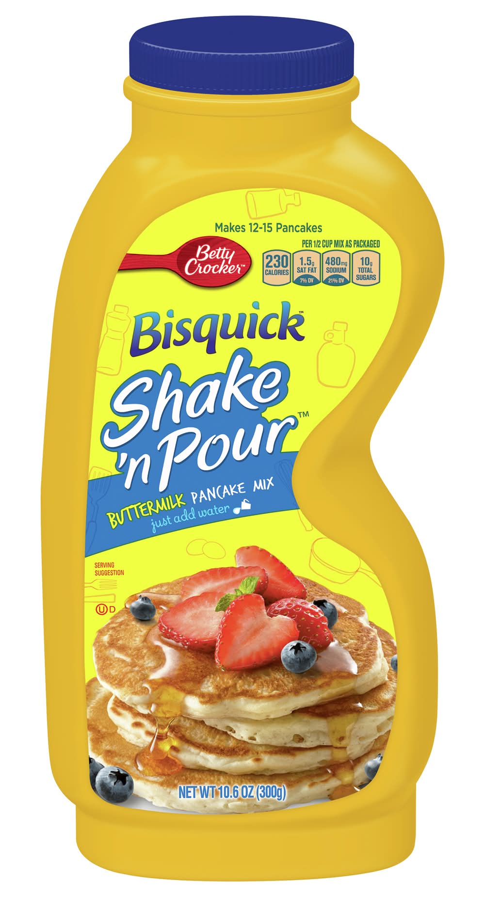 Bisquick Shake N Pour Buttermilk Pancake Mix 10.6 oz