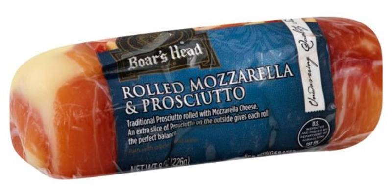 Boar's Head Rolled Mozzarella and Prosciutto 8 oz