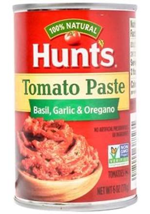 Hunt's Tomato Paste Basil Garlic & Oregano 6 oz