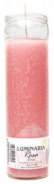 Luminaria Velón Rosa 1 ct