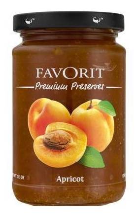 Favorit Apricot Fruit Spread 12.3 oz