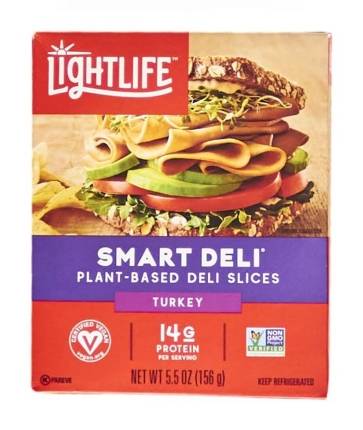 Lightlife Smart Deli Plant-Based Deli Slices Turkey