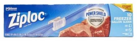 Ziploc Gallon Freezer Slider Bags 10 ct