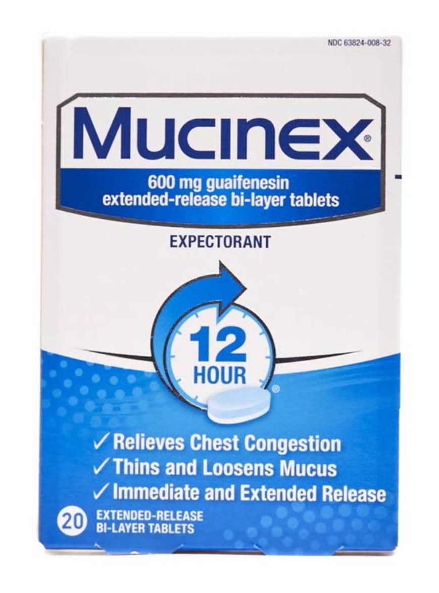 Mucinex Expectorant 20 ct