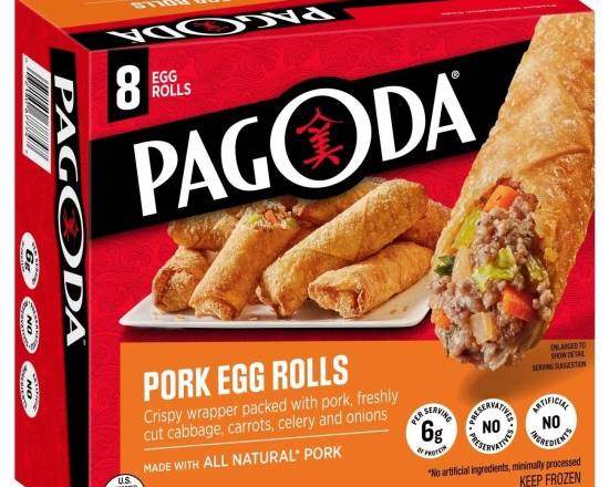 Pagoda Pork Egg Rolls 22 oz