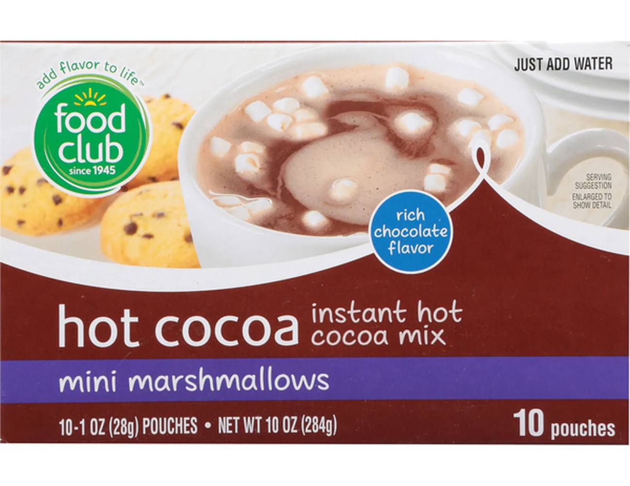Food Club Hot Cocoa Mini Marshmallows 8-1 oz