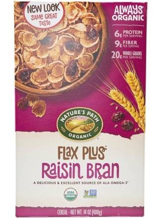 Nature’s Path Organic Flax Plus Raisin Bran 10.6 oz