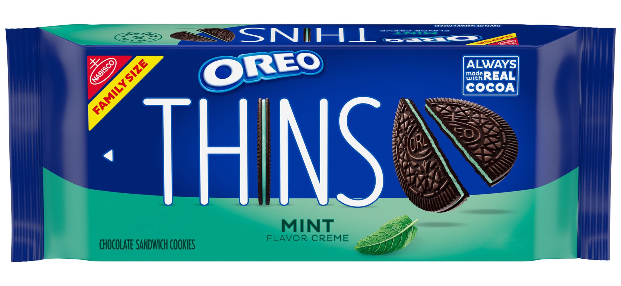 Oreo Thins Mint Family Size 11.78 oz