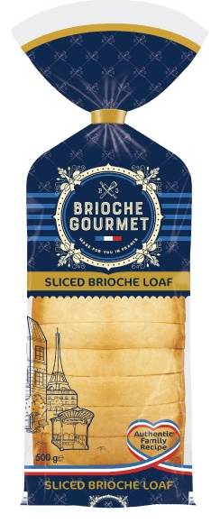 Brioche Gourmet Sliced Brioche Loaf 17.6 oz