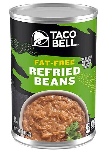 Taco Bell Fat Free Refried Beans 16 oz