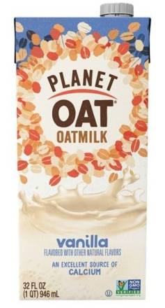 Planet Oat Oatmilk Vanilla 32 oz