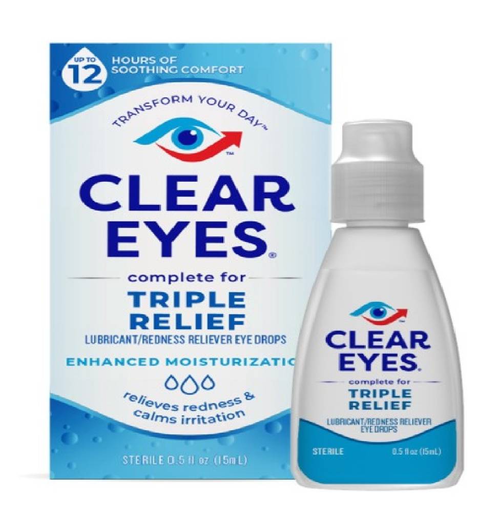 Clear Eyes Triple Action oz 0.5 oz