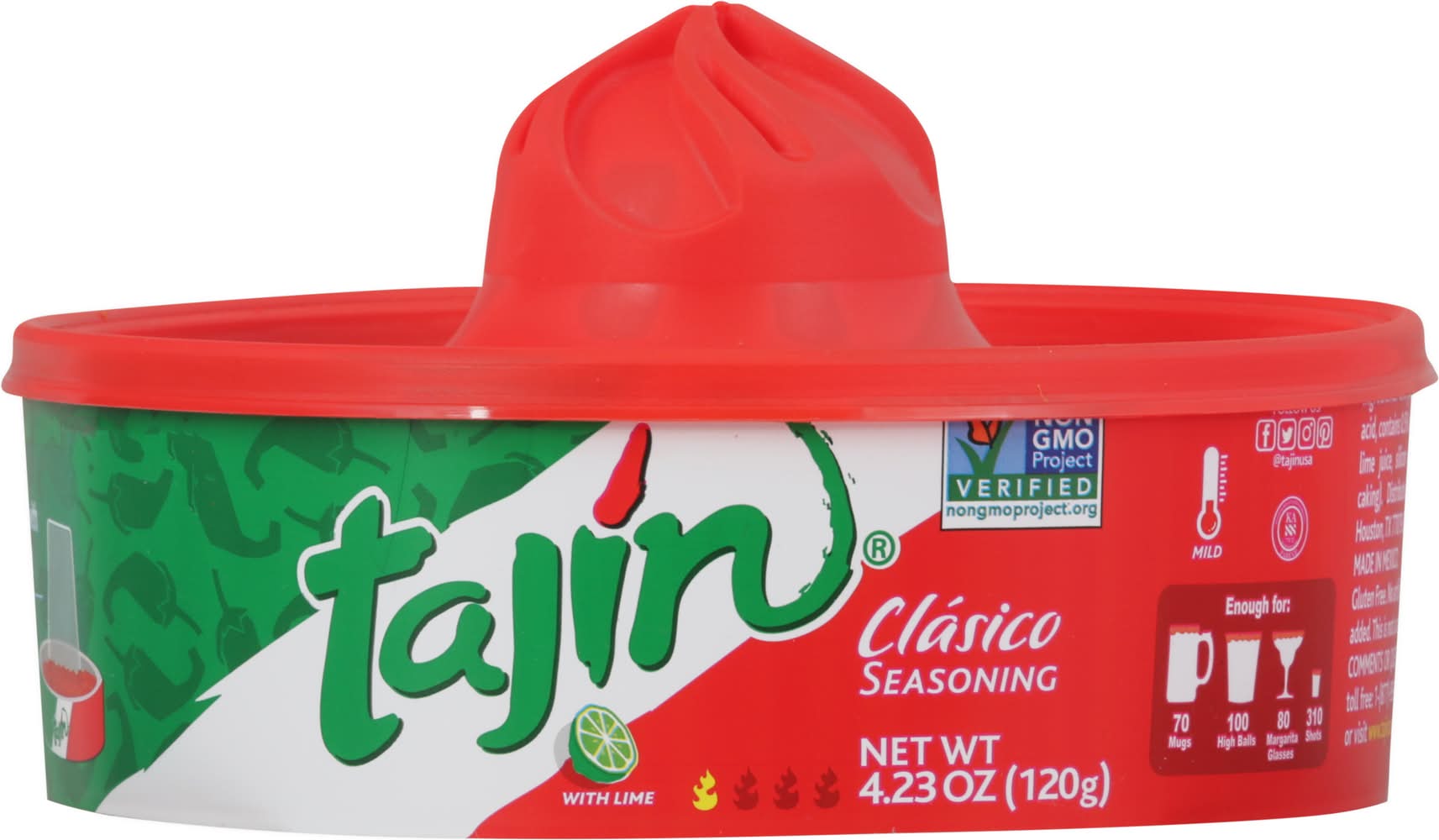 Tajín Classic Seasoning / Sazonador Clasico 4.23 oz
