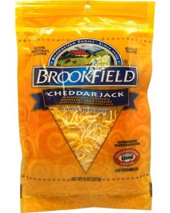 Brookfield Shredded Cheese CheddarJack 8 oz