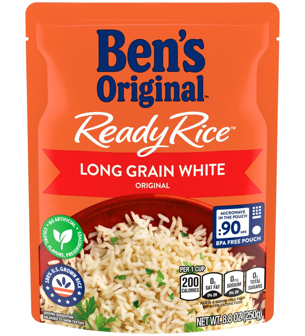 Ben's Original Long Grain White Ready Rice 8.8 oz