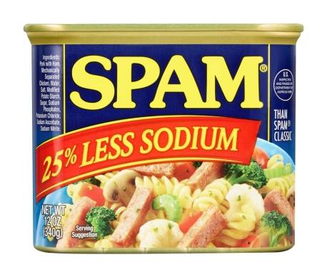 Hormel Spam 25% Less Sodium 12 oz