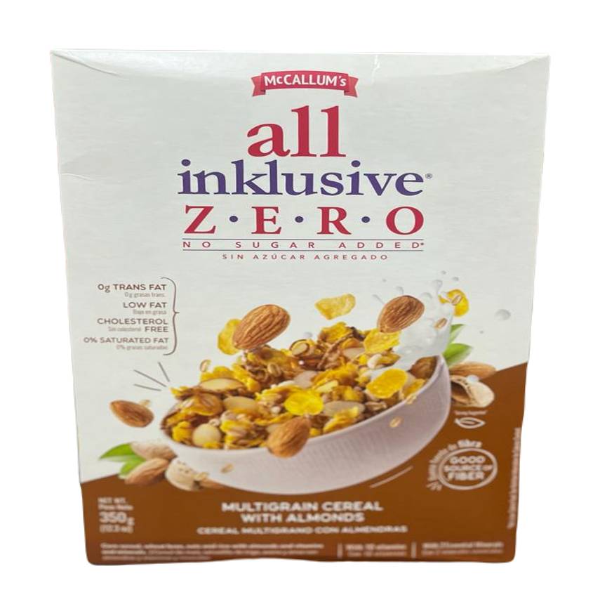 McCallum's All Inklusive Zero Multigrain Cereal with Almonds