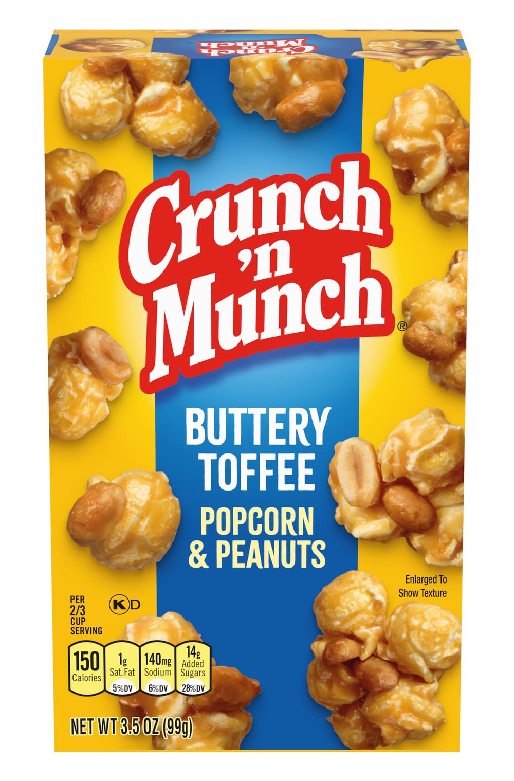 Crunch ‘n Munch Buttery Toffee Popcorn with Peanuts 3.5 oz