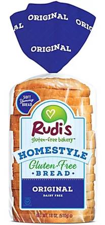 Rudi's Homestyle Gluten Free Original Bread 18 oz