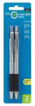 Simply Done Black Super Glide Pens 2 ct