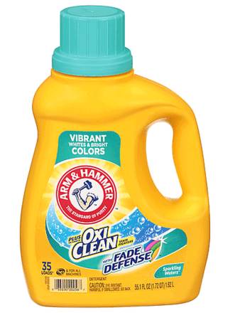 Arm & Hammer Sparkling Waters Oxi-Clean with Fade Defense Laundry Detergent 55.1 oz
