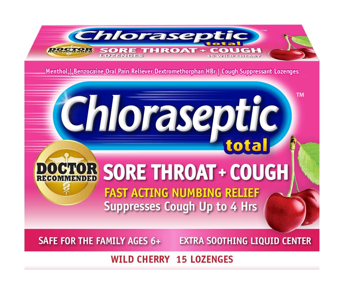Chloraseptic Total Wild Cherries 15 ct