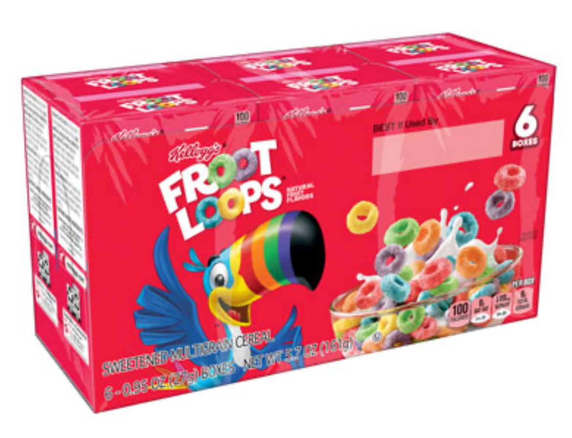 Kellogg's Froot Loops Handi-Pak 6-5.7 oz 
