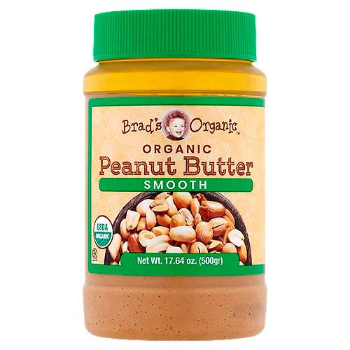 Brad’s Naturals Smooth Peanut Butter 18 oz