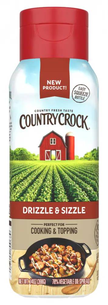 Country Crock Drizzle & Sizzle Vegetable Oil Spread 14 oz